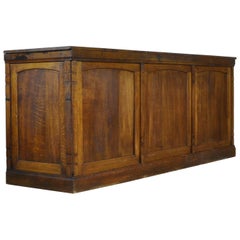 French Oak Shopcounter, 1940s