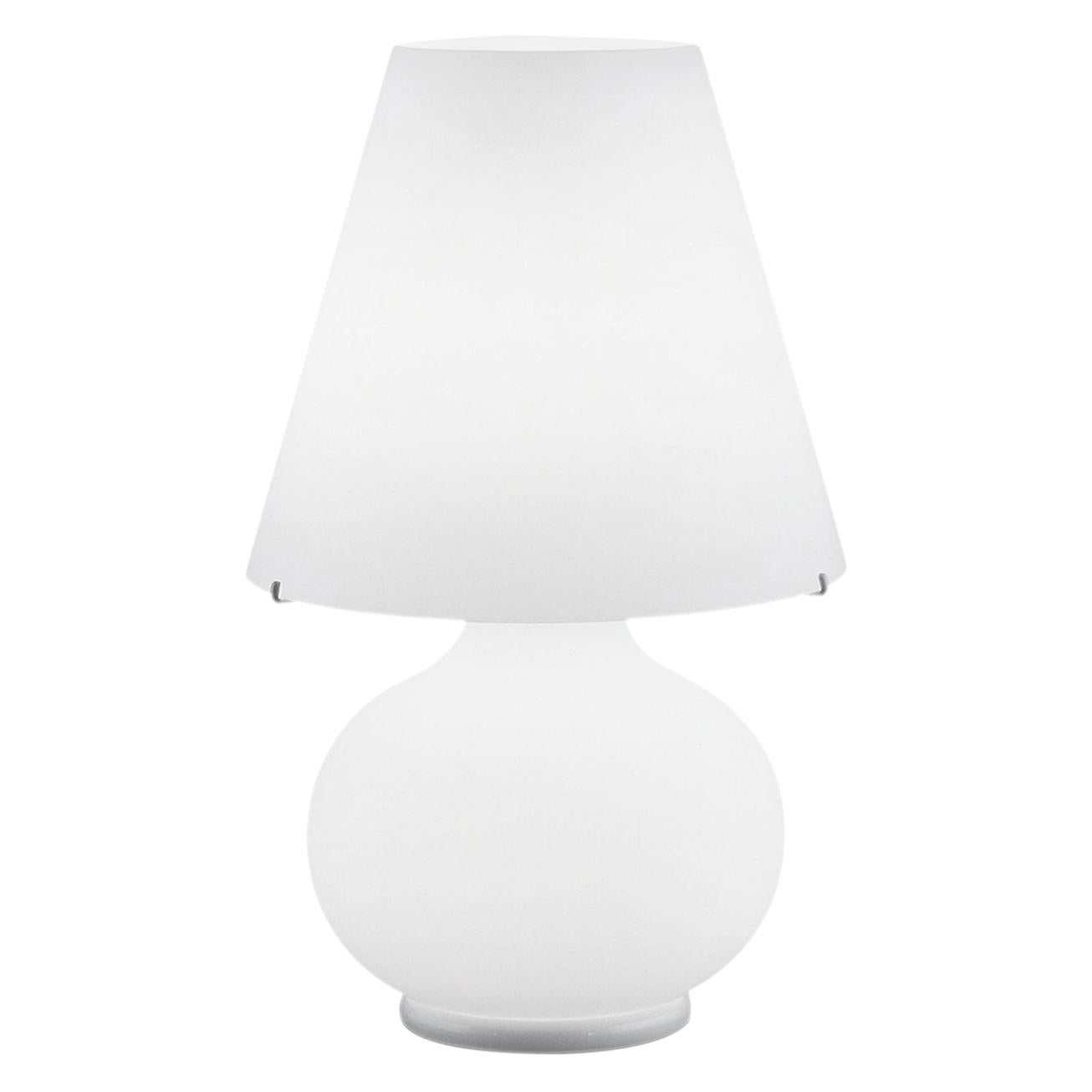 Leucos Paralume T Bedside Table Light in Satin White by Design Lab For