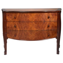 Antique Süe & Mare, Chest of Drawers in Wood and Thuya Chest of Drawer, circa 1925