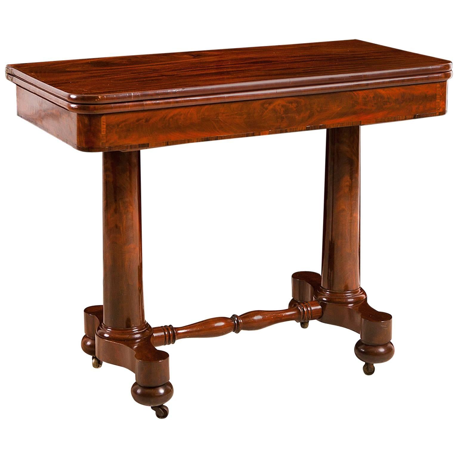 New York Empire Games Table Attributable to Meeks and Sons, circa 1830