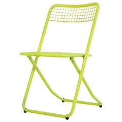 Nueva Silla Plegable de Hierro Amarillo 1026 by Houtique & Masquespacio Firmada
