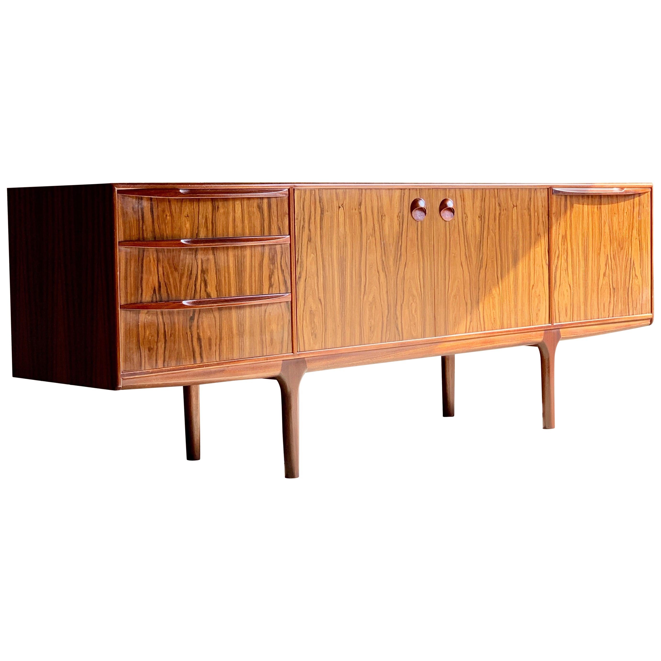 McIntosh Rosewood Sideboard Credenza Tom Robertson for A.H McIntosh circa 1960s