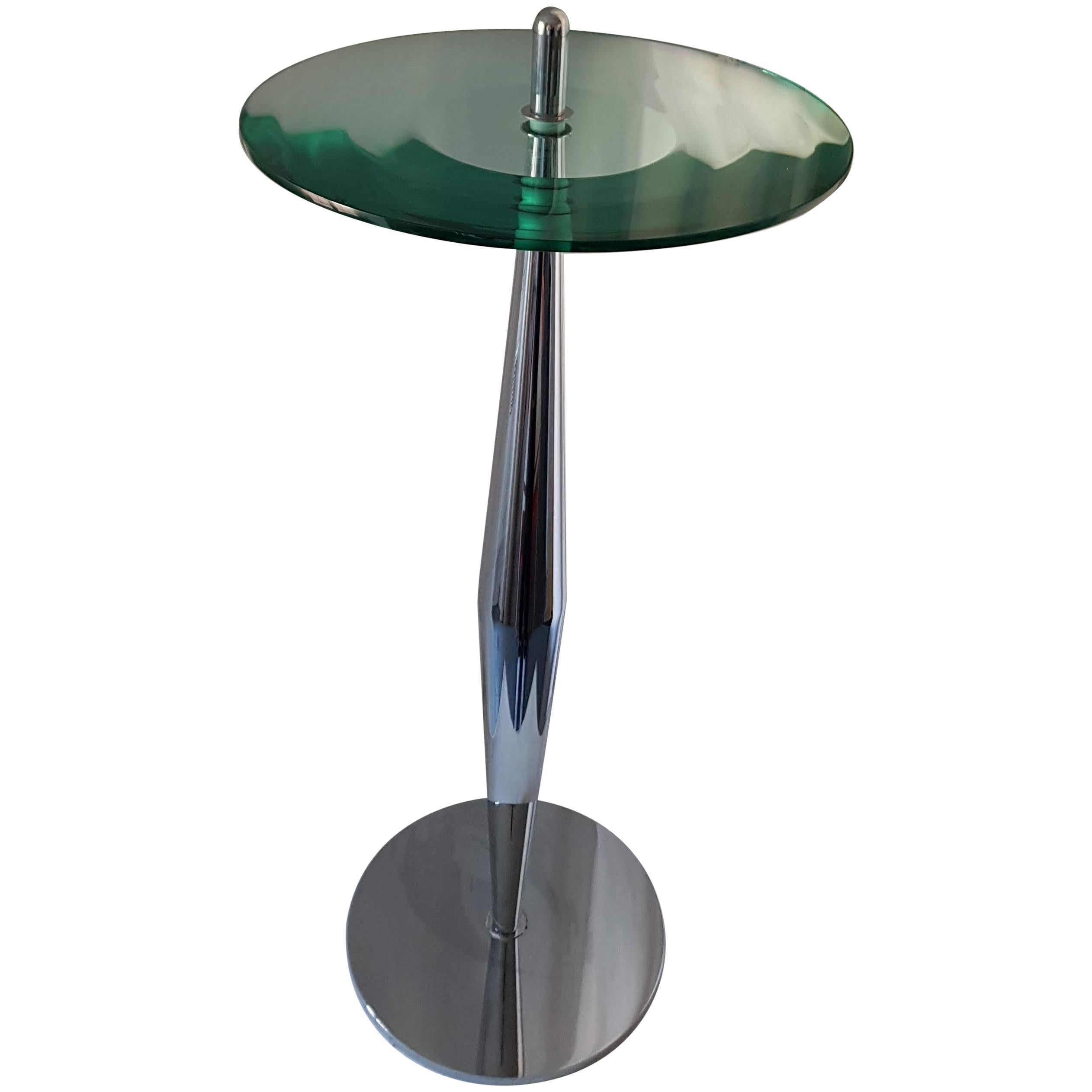 Table Murano Glass and Metal For Sale
