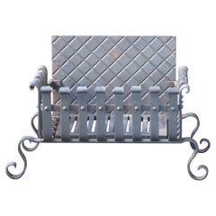 English Modernist Fireplace Grate, Fire Grate