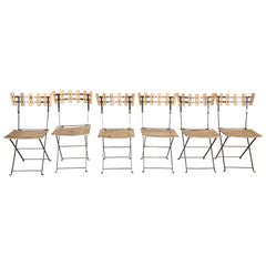 Vintage French Bistro Folding Chairs
