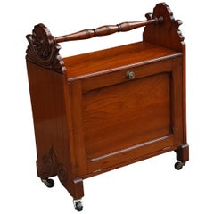 Antique Victorian Mahogany Music Canterbury