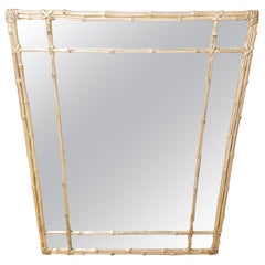 Carvers Guild Silverleaf Faux Bamboo Mirror
