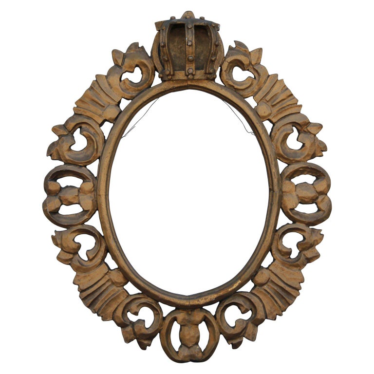 antique oval frame