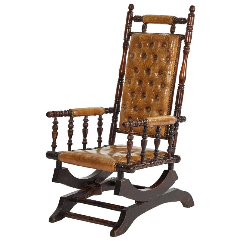 French Slat and Branch Rocking Chair, Circa 1860 at 1stDibs | slat ...