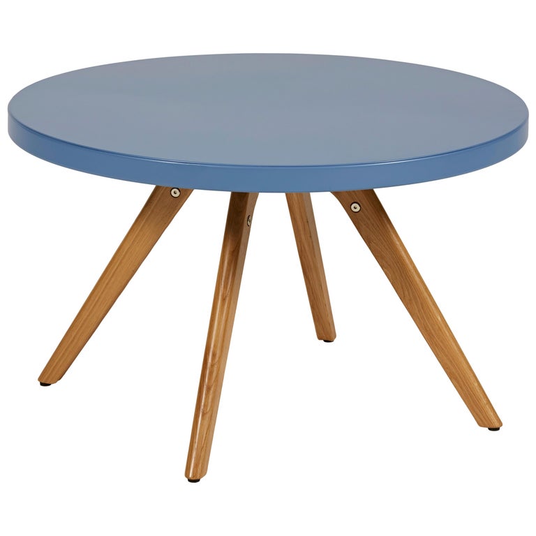 K17 Low Round Table 80 In Pop Colors Yellow By Tolix