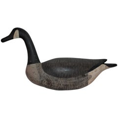 Antique Canadian Goose Decoy, 1930s