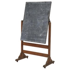 Antique Chalkboard on Stand with Hinge