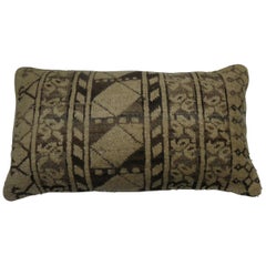 Coussin traversin de tapis tribal ancien Ersari