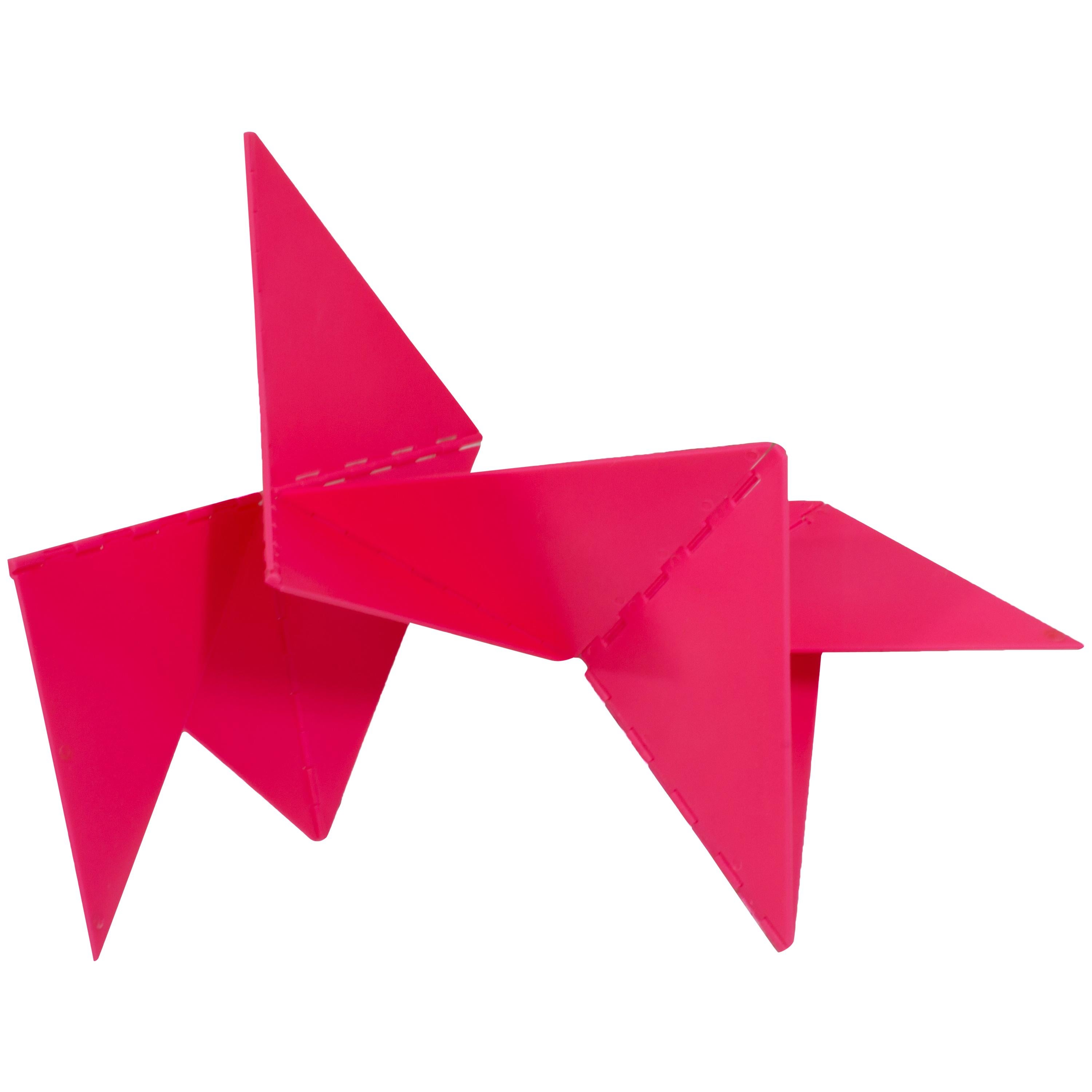 Lygia Clark Linear Critter Red Plastic Reproduction For Sale