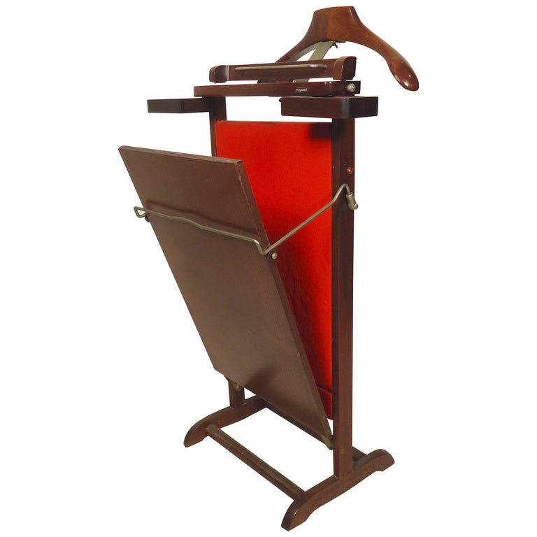 Fratelli Reguitti Valet Stand with Pant Press For Sale at 1stDibs