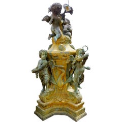 Hand Carved Bronze Fountain