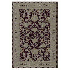 Tapis en laine tissé à la main d'inspiration Agra