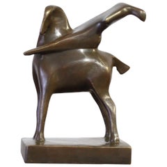 Sculpture en bronze de l'artiste mexicain Heriberto Juarez