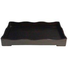 Japanese Rosewood Tray in a Chinoiserie Style