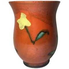 Frühe handgefertigte Walter Bosse-Keramikvase, einzigartiges Objekt aus den 1930er Jahren