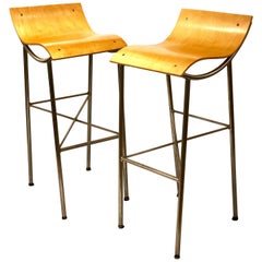 Pair of Arp Counter Stools by Karim Rashid Postmodern