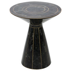 Maitland Smith Marble and Brass Side Table