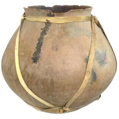 Vintage Large Tarahumara Terracotta Tesgüino Fermenting Pot
