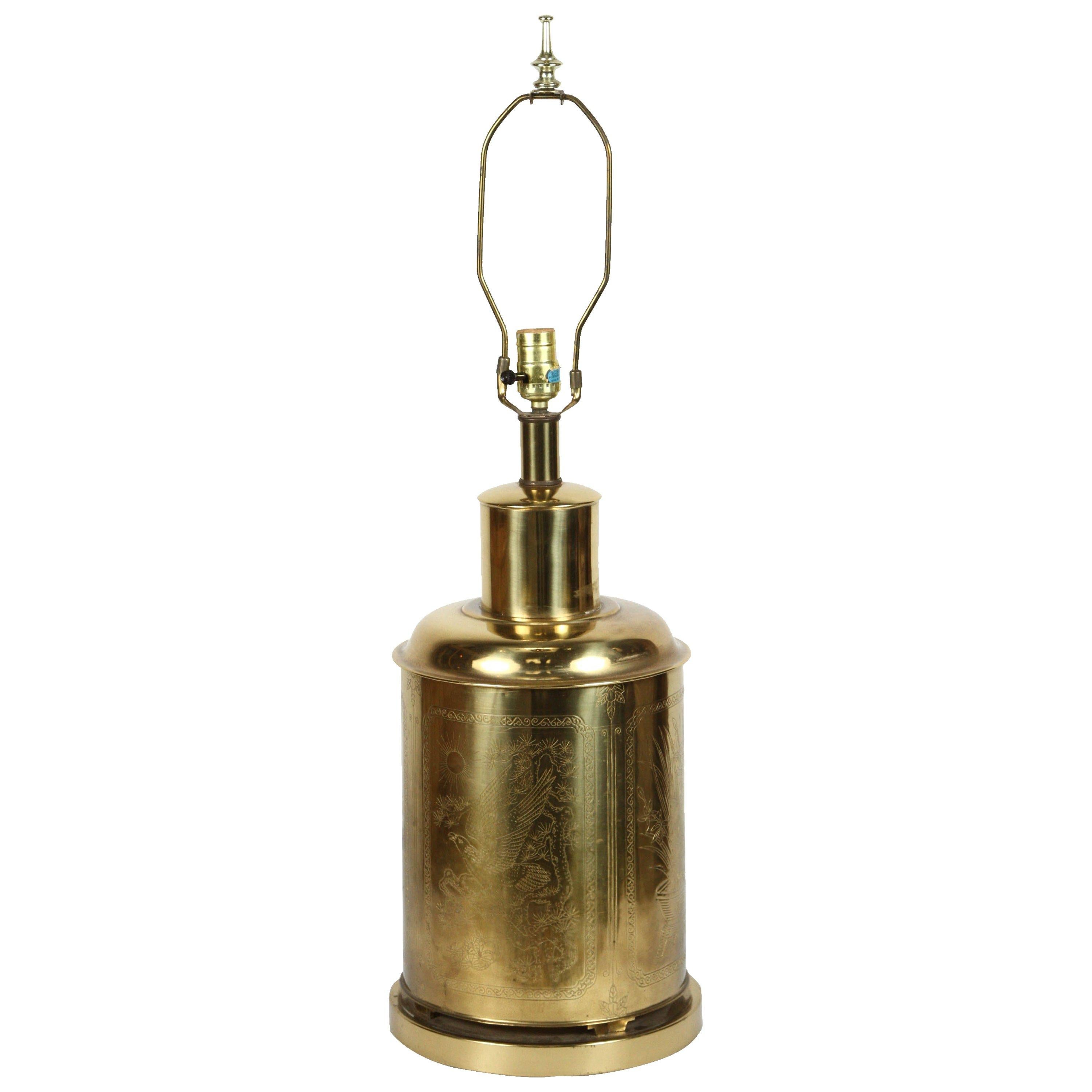 Chinese Tea Canister Lamp at 1stdibs