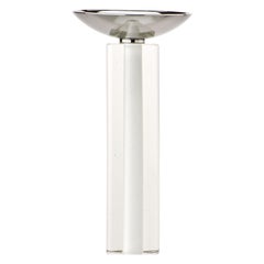 Venini Candelboi Large Glass Candleholder in Milk White