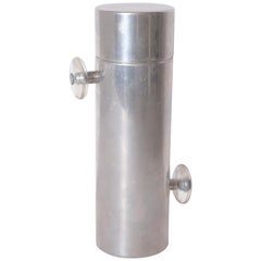Machine Age Art Deco Mid Century Konga Cocktail Shaker by Kromex Lucite Handles