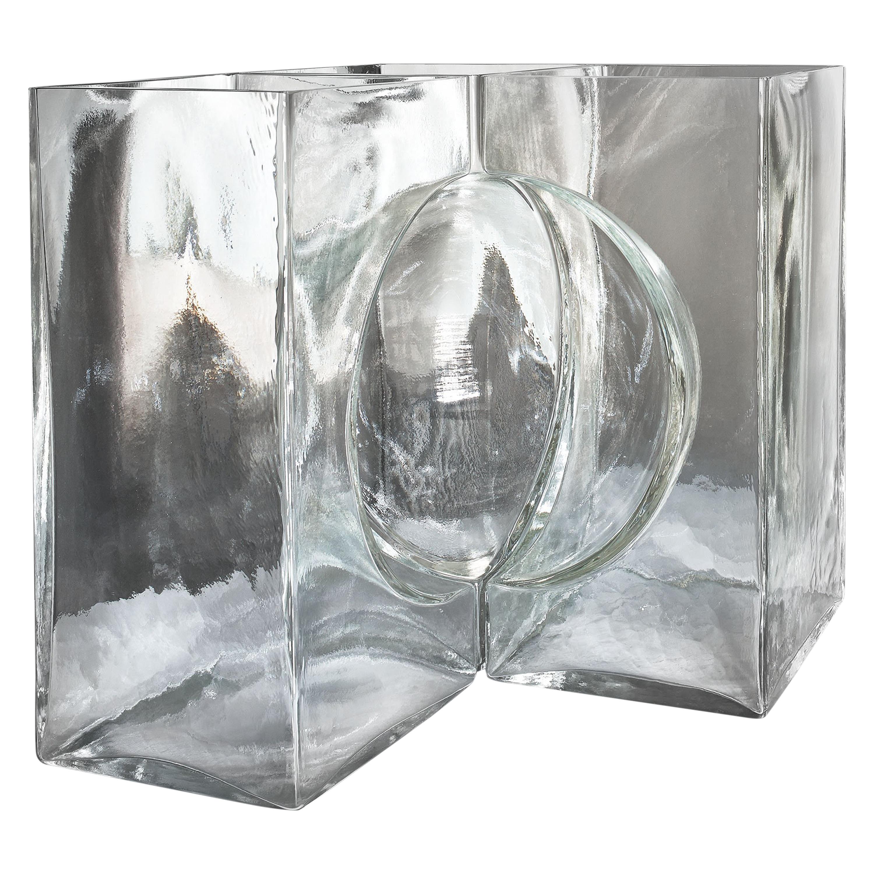 Venini Ando Cosmos Vase in Crystal by Tadao Ando
