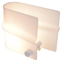 White Perspex Table Lamp by Christophe Gevers