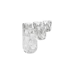 Venini Bicchieri Carnevale Glass Set in Ice