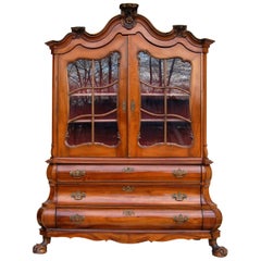 Antique Dutch-Style Baroque Composite Dresser, 1800s