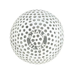 Antique Golf Ball, 'S.Vale Hawk' Bramble Pattern Rubber Core, circa 1900
