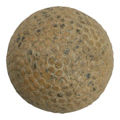 Antique S.Vale Hawk' Bramble Golf Ball, Rubber Core, circa 1900