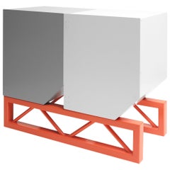 Skip Sideboard - Minimalist Postmodern Metal Cupboard