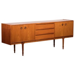 Mid-Century Modern Teak Sideboard Credenza by Tom Robertson for A.H. McIntosh
