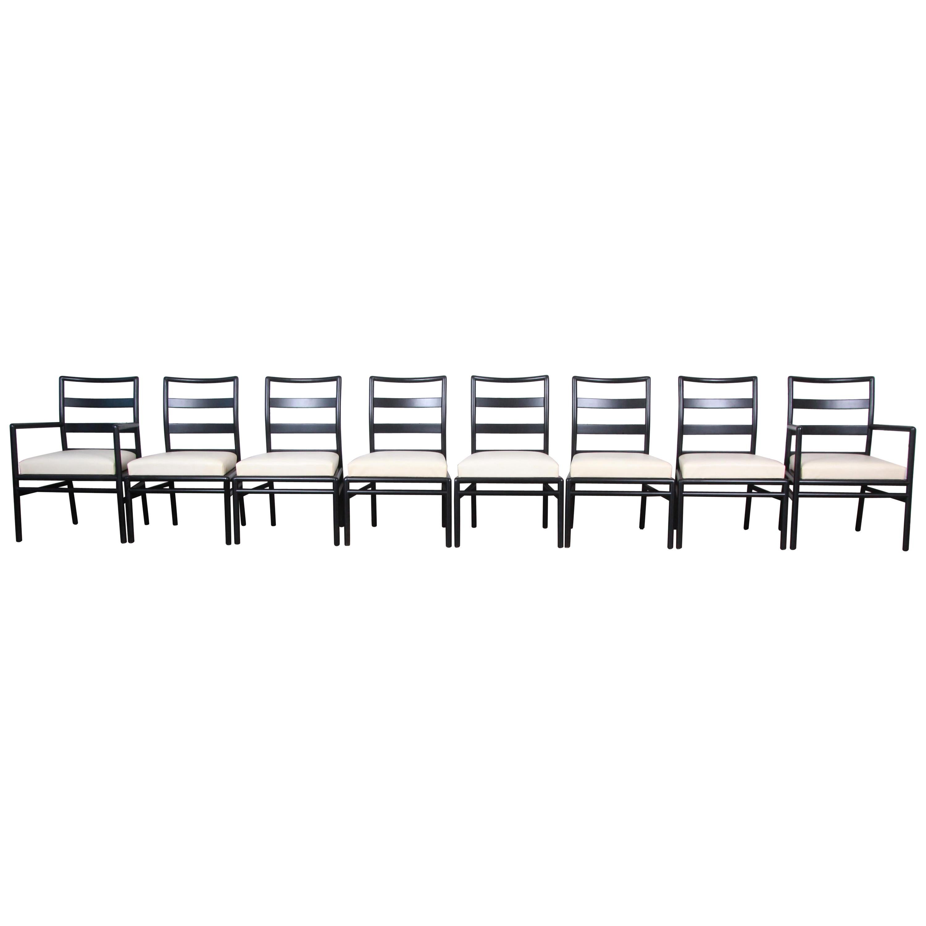 Robsjohn Gibbings for Widdicomb Mid-Century Modern Dining Chairs, Set of Eight