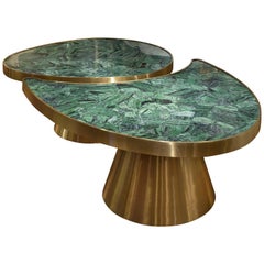 Wonderful Zoisite Coffee Table