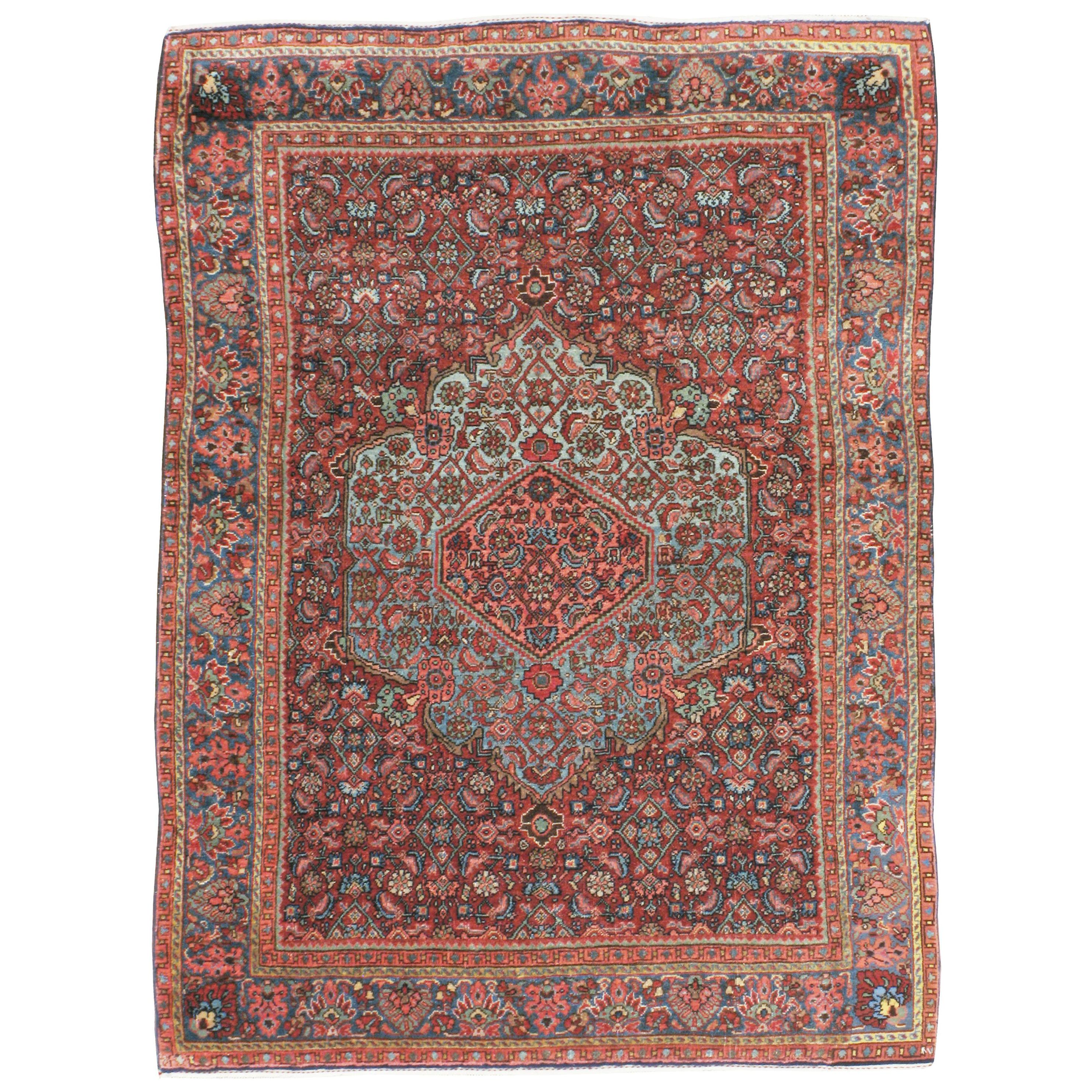 Antique Persian Bidjar Rug For Sale