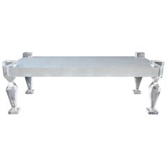 Lucite and Shagreen Coffee Table by Pegaso Gallery