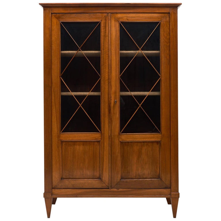 French Antique Directoire Style Bookcase For Sale At 1stdibs