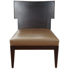 Barbuda Inspired Wood Back Side Chair