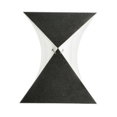 Vintage Black and White Angular RAAK Sconces 