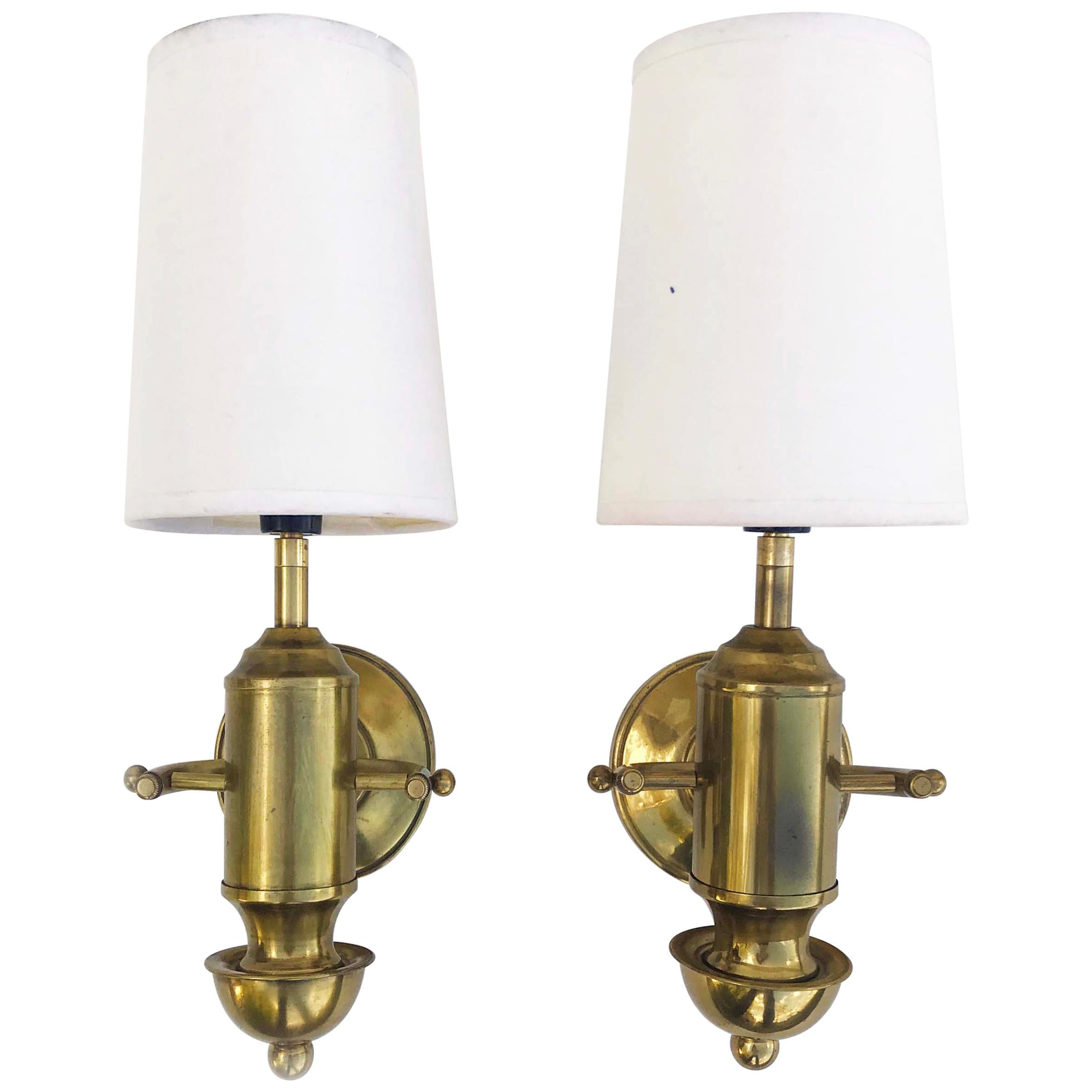 Pair of Nautical French Sconces