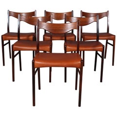 Arne Wahl Dining Chairs, Set of 6