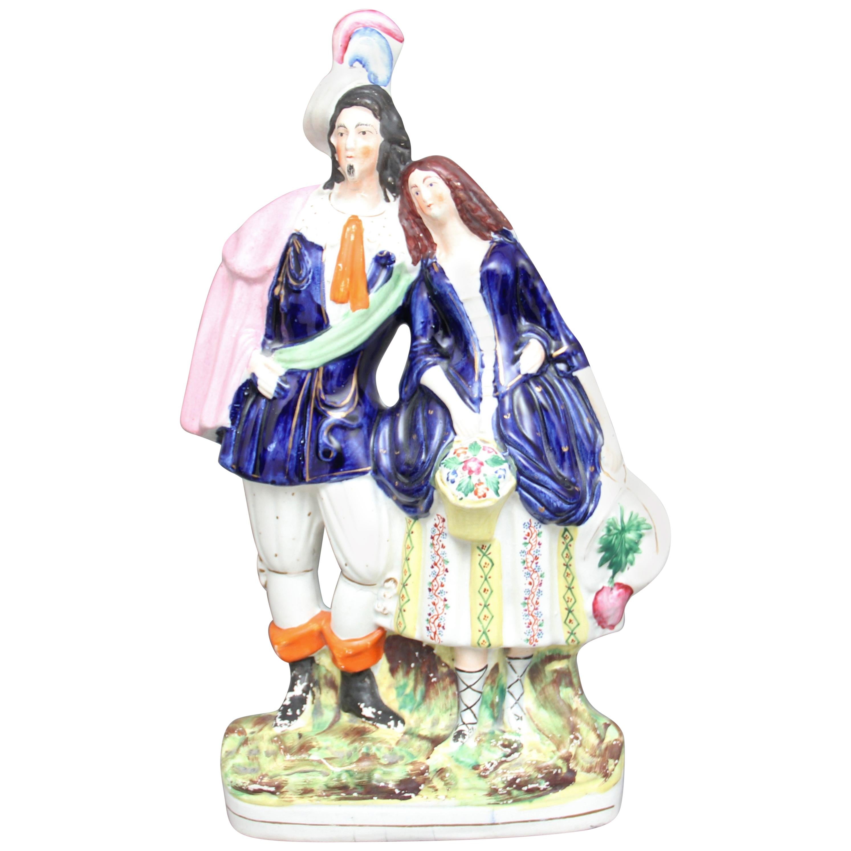 Staffordshire Figure of a Man and Woman