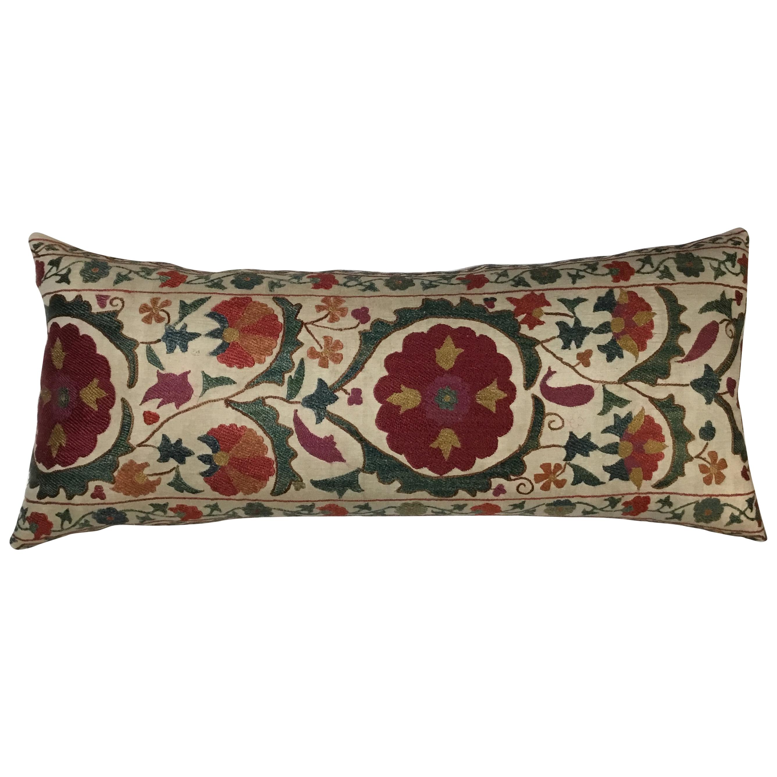 Hand Embroidered Suzani Pillow