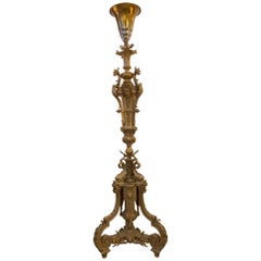 Napoleon 3 Gilded Bronze Candelabra